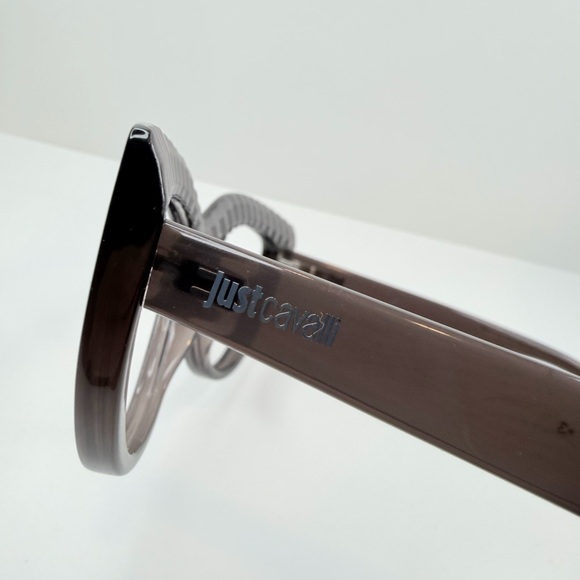 JUST‎ CAVALLI JC746S CatEye Sunglasses Frames only 52•18•140 Black Oversized main image 8